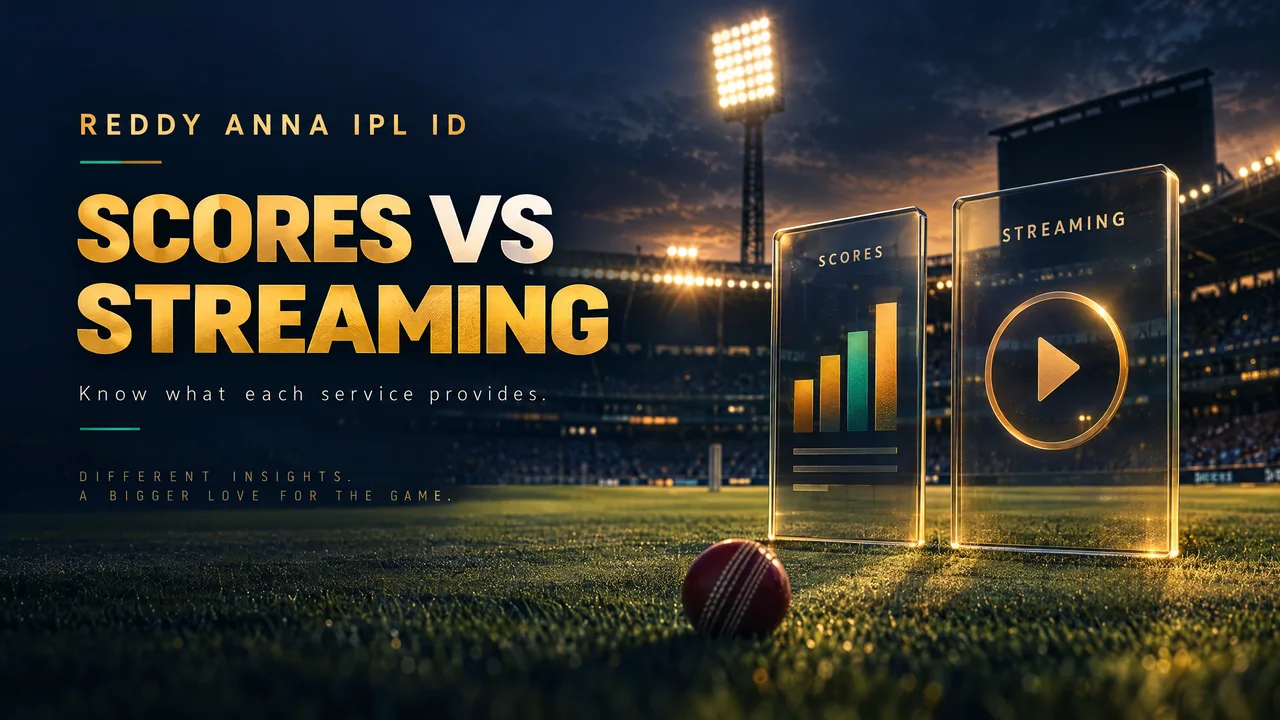 Cricket scoreboard and video playback symbols illustrating the difference between IPL scores and licensed streaming